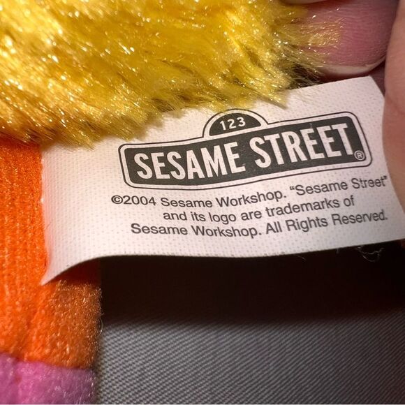 Vintage 2004 Sesame Street Big Bird Plush Nanco Soft - Picture 6 of 10